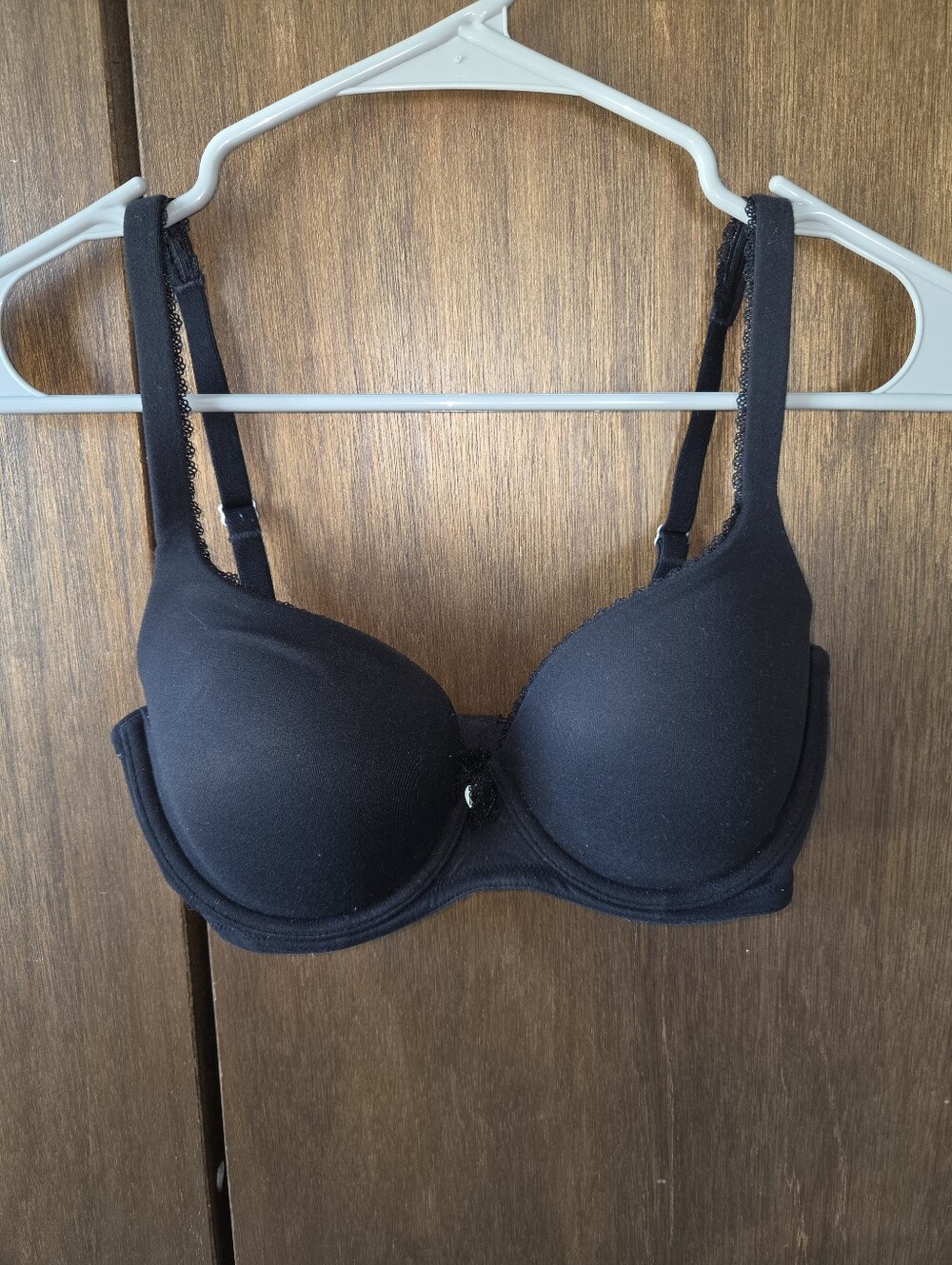 Victoria's Secret Black Body By Victoria Lined Demi Demi Buste Double 32DD